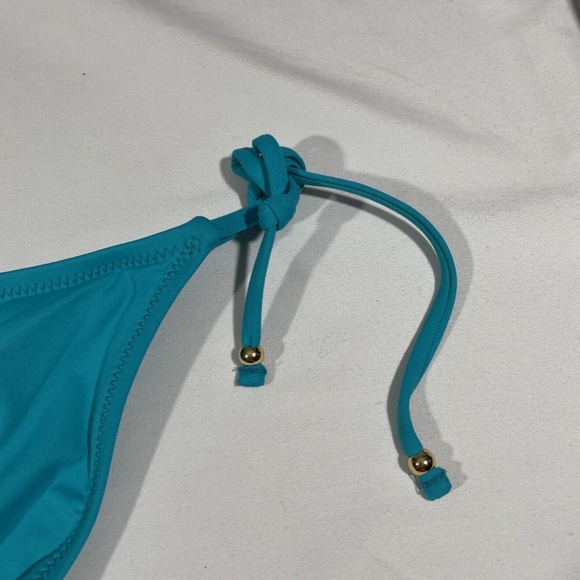 NWT Trina Turk [ 6 ]‎ Gypsy Tie Side Bikini Bottom in Turquoise - Picture 9 of 12